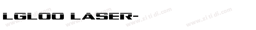 lgloo laser字体转换